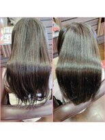 ラ テール バイ パーム ドゥ クープ(La Terre by perm de coupe)&nbsp;さらツヤストレート