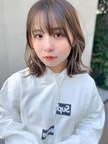 ナイン(nine)&nbsp;【吉祥寺/荻野元気】ミディアム　くびれ　インナー　ベージュ