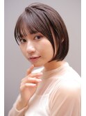 イメチェン/フルバング/似合わせカット/レッドブラウン/髪質改善