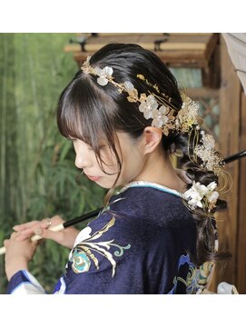 コワファースト 大分(COIFF1RST) 成人式前撮りあみおろしヘアSET