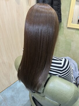 グレースマンカフェ(GRACE MAN CAFE) ブリーチ無し　グレージュカラー