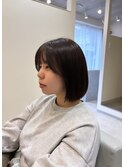 ぱつっとボブ