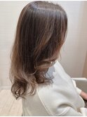 大人かわいい☆コテ巻き風セミディ♪低温デジタルパーマ