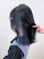 アルバム 銀座(ALBUM GINZA) デザインカラーレイヤーカットブルーグレージュ_ba380892