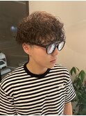 メンズ波巻きパーマ