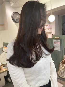 マシェリ バイ ハセ(ma cherie by HASE) 【ふんわりロング】小顔に見える顔まわりヘア