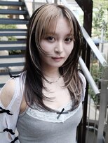 ドゥーア 代官山(Door)&nbsp;#デザインカラー＃セクションカラー＃レイヤーカット＃顔周り