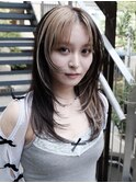 #デザインカラー#セクションカラー#レイヤーカット#顔周り