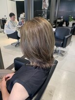 ヘアーサロンデフォーエバールークス(hairsalon de Forever Lux)&nbsp;ハイライト筋感強め☆白髪ぼかしハイライト☆