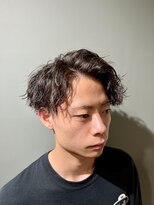 スタンドバーバー 柏(STAND BARBER)&nbsp;ベリーショート/ダークアッシュ/ニュアンスパーマ/韓国マッシュ