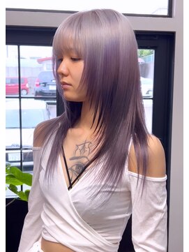 ニル(NiL) whitesilver×violet
