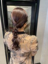 ハイル(KHAIR)&nbsp;お呼ばれアレンジ/タイトな編みおろし/梅田/金城二千夏