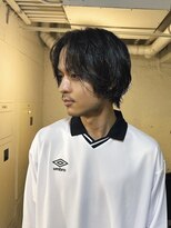 ファルベ(Farbe) メンズミディアム/グランジパーマ/スパイラルパーマ/アッシュ