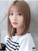 #21/黒髪/ボブルフ/ネビージュ/小顔/ワンレン/髪質改善/仙台