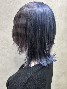 ルノン シェリー(LUNON cheliy) ブルージュ/ウルフカット/ケアブリーチ/デザインカラー