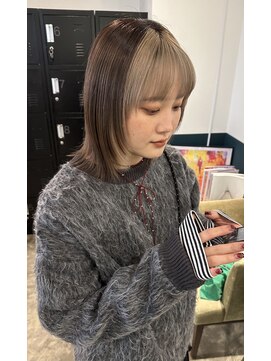 ヘアーブレイス(hair brace) 顔まわりレイヤー×ボブ【荒井悠葵】