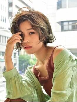 アレックス 芦屋店(alex)の写真/[alex]で自分だけのカラーを楽しむ!ダメージレス×透明感・ツヤ感の最旬カラーで欲張りさんも大満足！