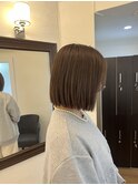 切りっぱなしワンレングス