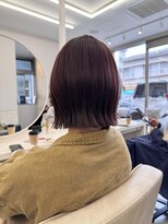 サンド 鹿児島中央(sand)&nbsp;@ayumi.sand ボブ　ピンクブラウン