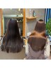 【見違えるほどのツヤ髪に】美髪矯正+最高級髪質改善TR￥28,900（縮毛矯正）