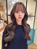 ロンドロゼ 池袋(Lond rose) イメチェン外ハネボブ美髪ワイドバングミディアムレイヤーカット