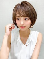 アフロート エル 大阪(AFLOAT L) 大人ガーリー/【耳かけショートボブ】/似合わせカット