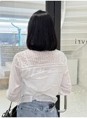 「evri」ミディアムボブ　ワンカール　肩の長さボブ　ボブ