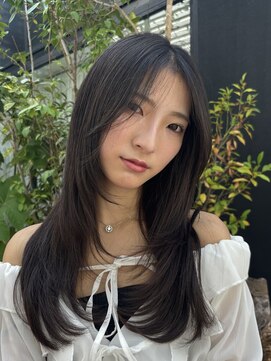 ミンクスリッカ 表参道(MINX RICCa) 重く見せないロングの新定番!ロングレイヤーで大人の抜け感を