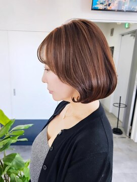 エイス 梅田 中津(Ace) ヨシンモリボブ　韓国ヘア