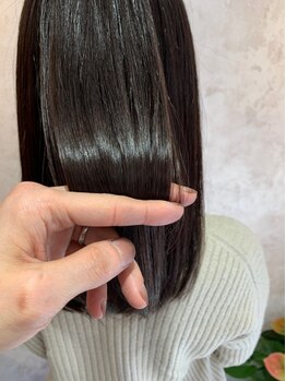 ヘアクークー(hair Cou Cou)の写真/髪質に合わせた厳選トリートメントで、あなたの髪をうる艶に♪一人一人のお悩みに合わせたケアを提案◎