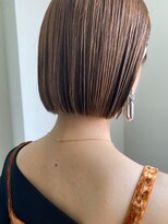 ロンド ボーイ 表参道(Lond BOY)&nbsp;オリーブグレー/ボブ/顔周り/小顔/レイヤー/髪質改善/縮毛矯正