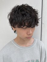 エリマ 調布(elima) 調布メンズパーマツイストスパイラルパーマッシュウルフカット