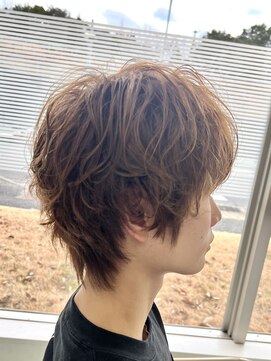 ラ ルーナ アレックス 神戸北町店(la luna alex) メンズマッシュショート×ルーズパーマ