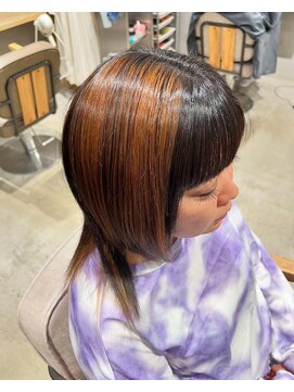 ラピスタ 池袋(Lapista) 韓国ヘアレイヤーカットダブルハイライトカラー【Lapista池袋】