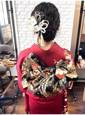 振袖×まとめ髪