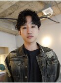 メンズニュアンスパーマフェザーパーマシャドウパーマ当日予約