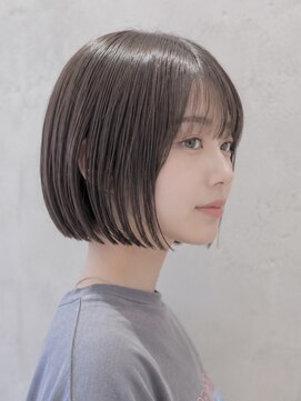 ジールサロン つくば本店 切りっぱなし ボブ 10代 20代 30代