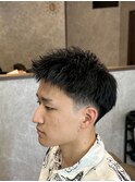 【メンズ短髪お勧め】スパイキーショート×2ブロック×無造作