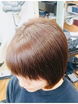 ヘアアンドメイク イムス(hair&make imus) ショートボブスタイル