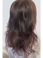 レセ 新松戸駅前店(Laissez)&nbsp;グラデーションカラー×レッドピンク【レセ新松戸駅前店】