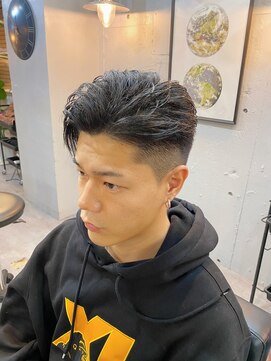 メンズ ラピス(Men's Lapis) オールバックTHAフェード