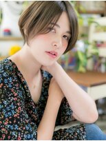 カバーヘア ブリス 川口(COVER HAIR bliss)&nbsp;★センターパートx前下がりモードな小顔ショート30代40代50代★6