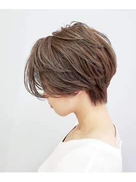 エイム ヘアメイク 横川店(eim HAIR MAKE) ハンサムショート×シルキーベージュ