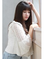 ヘアリゾートユア 新大久保店(hair resort YuA)&nbsp;ストレートスタイル