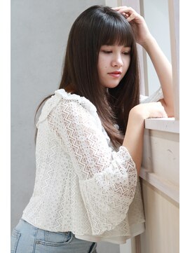 ヘアリゾートユア 新大久保店(hair resort YuA) ストレートスタイル