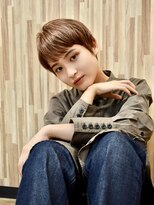 ブゾン(buZon)&nbsp;オレンジベージュ×ベリーショート