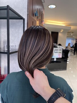 プライズ 池袋店(prize) ハイライトミディアムミルクティーベージュブリーチ池袋2273