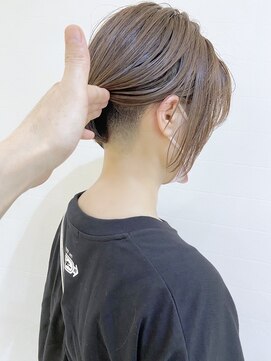 モリオフロムロンドン 松戸店(Morio from London) 【松戸　ムラマツ】大人ショート前下りボブ刈り上げ秋冬