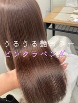 フォンズ(FONS)&nbsp;ブリーチなし＊うる艶韓国カラー　ラベンダーカラーピンクカラー