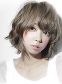 ウェーブショート[秋葉原/髪質改善/縮毛矯正/メンズ/ブリーチ］